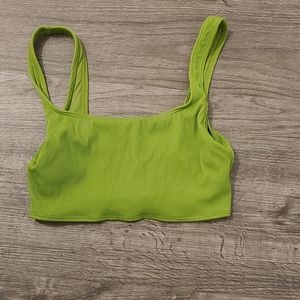Never worn Aerie long line bikini top